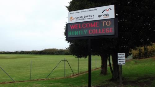 Electronic Digital LED Sign Huntly College