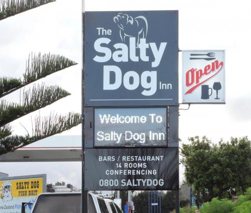 Electronic Digital LED Sign Salty Dog Inn