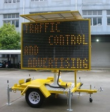 Electronic Digital LED Moving Message Display Trailer Sign 