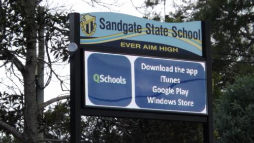 Electronic Digital LED Sign Sandgate State School 
